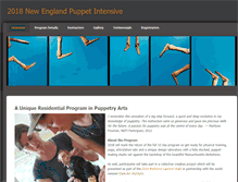 Tablet Screenshot of newenglandpuppet.org